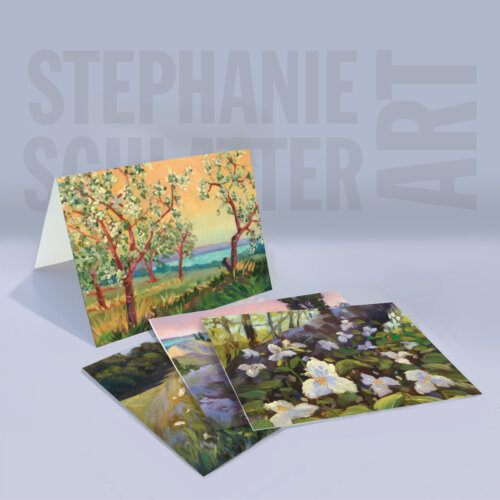 Wildflower Series 1 Notecards by Stephanie Schlatter