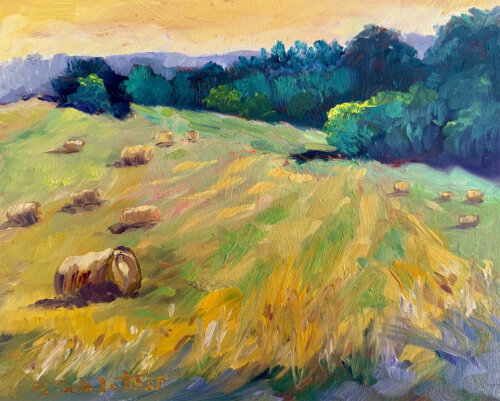 Fields of Gold Painting by Stephanie Schlatter