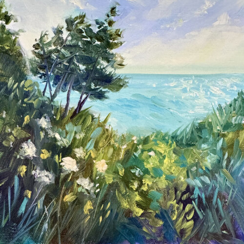 July Painting by Stephanie Schlatter