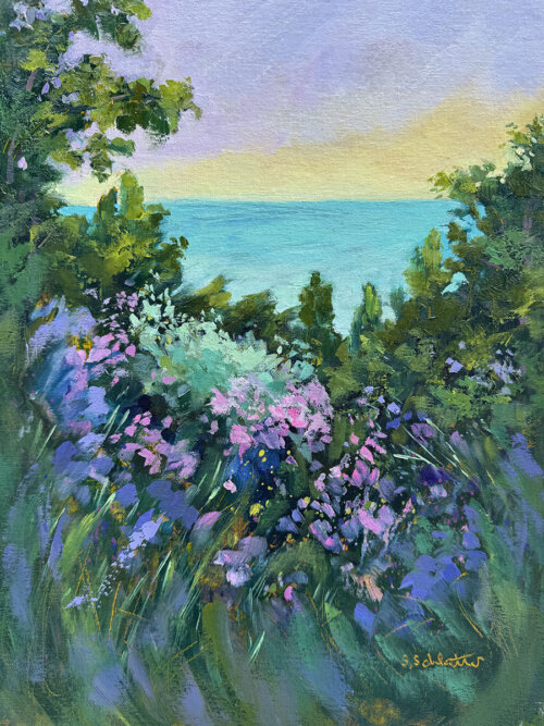 Summer in Full Bloom Painting by Stephanie Schlatter
