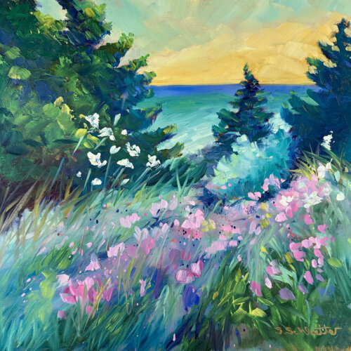 The World is a Garden Painting by Stephanie Schlatter