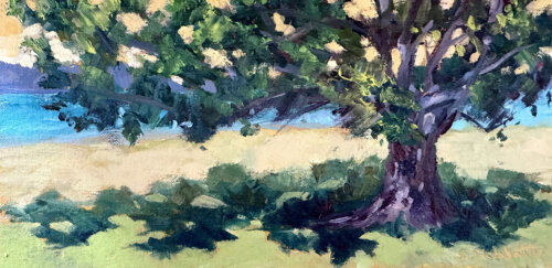 Time Among Trees Painting by Stephanie Schlatter