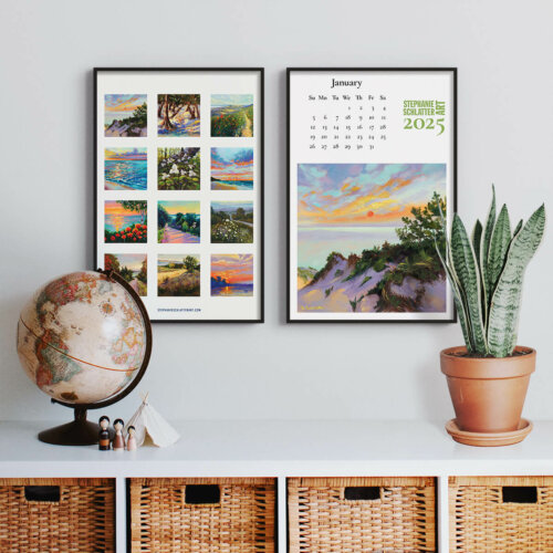 Stephanie Schlatter Art 2025 Calendar poster series