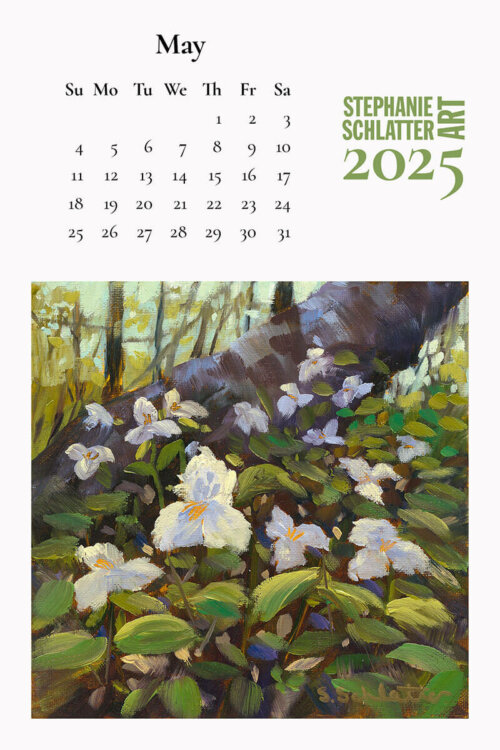 Stephanie Schlatter Art 2025 calendar poster