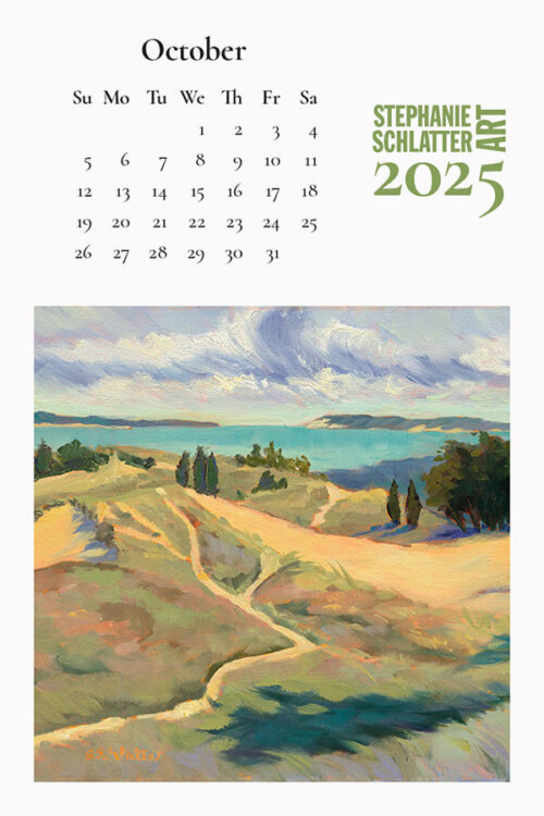 2025 Calendar Poster Series by Stephanie Schlatter Art