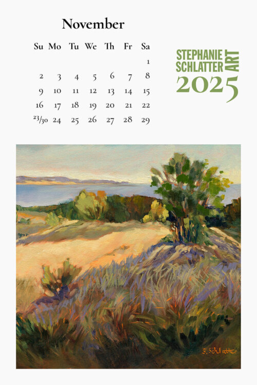 Stephanie Schlatter Art 2025 calendar poster