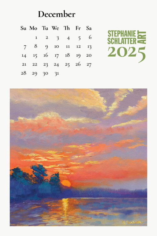 Stephanie Schlatter Art 2025 calendar poster