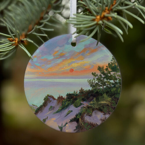 Sleeping Bear Evening Show Ornament by Stephanie Schlatter