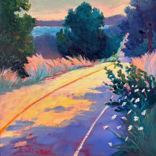 Paving Another Path Painting by Stephanie Schlatter