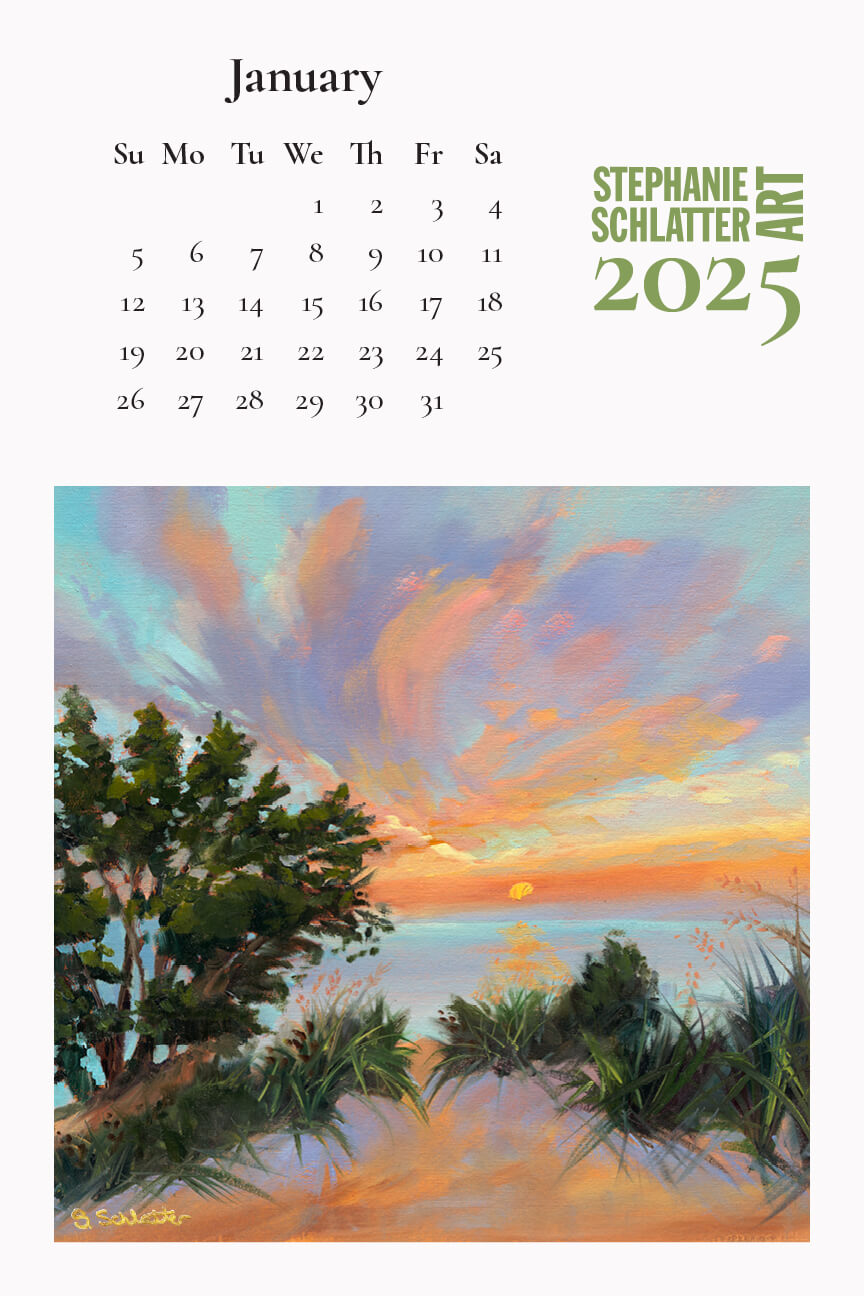 2025 Calendar Poster series by Stephanie Schlatter