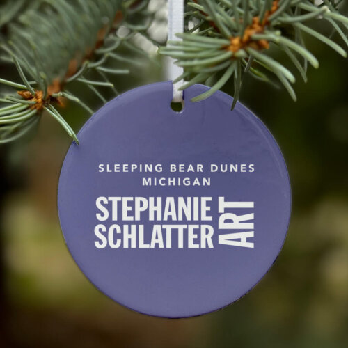 Sleeping Bear Evening Show Ornament by Stephanie Schlatter