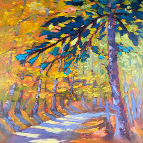 Whispers of Autumn Painting by Stephanie Schlatter